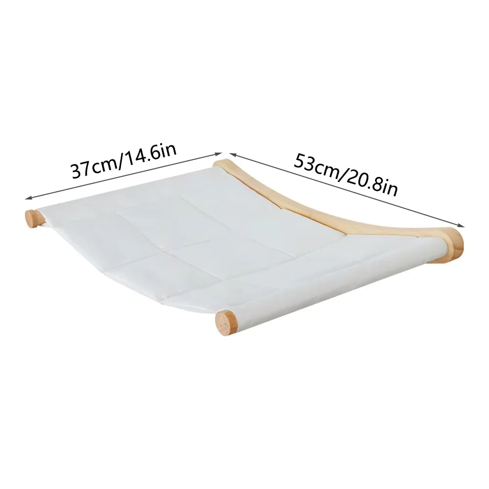 CWV Wall Mounted Cat Hammock Climbing Shelves And Scratching Perches