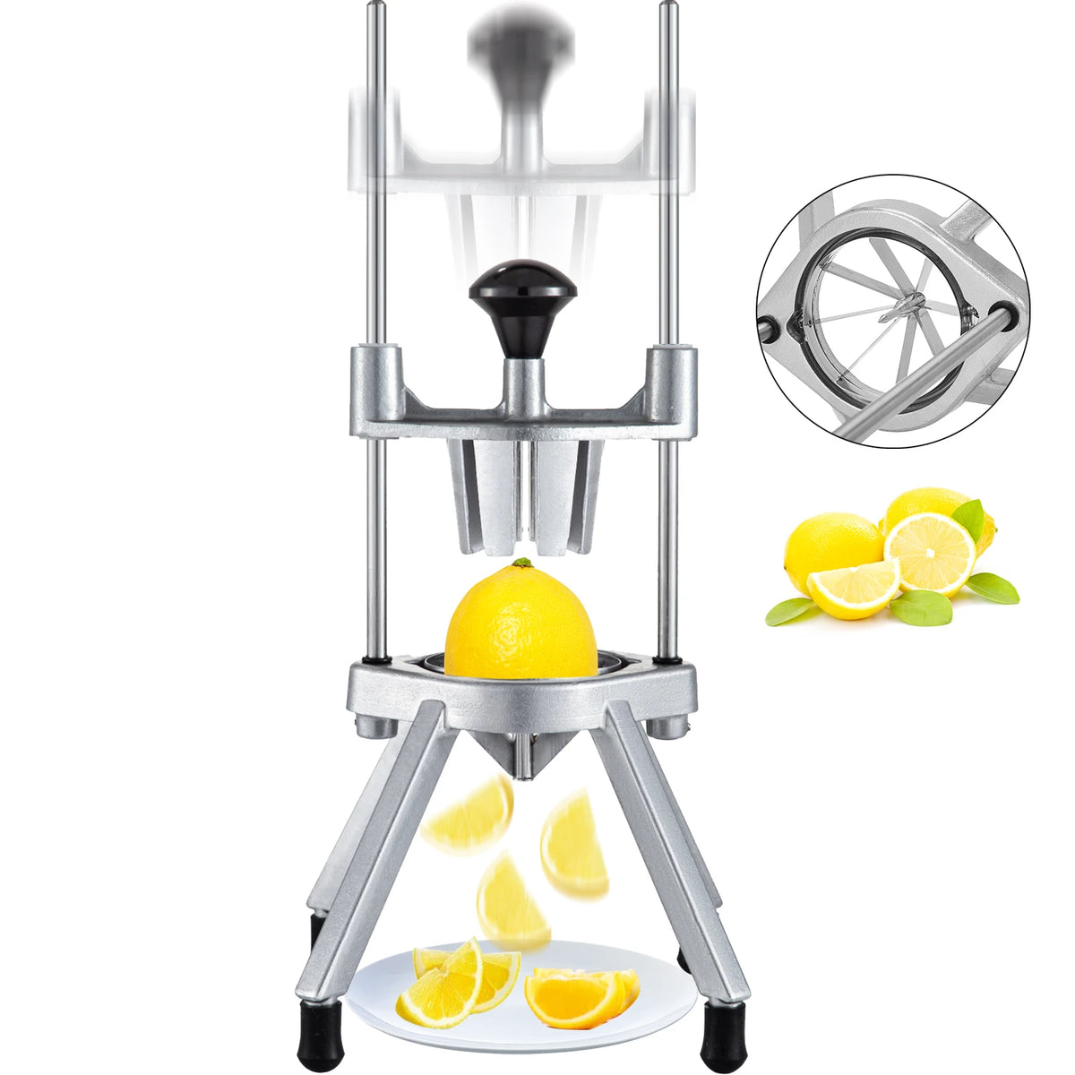 SucceBuy Commercial Lemon Lime Fruit Wedger and Vegetable Slicer