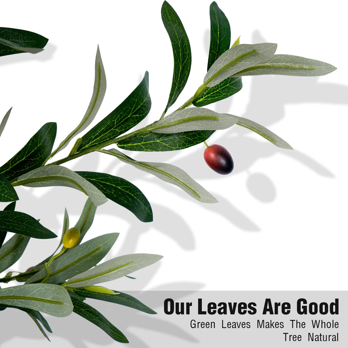 Olitree Artificial Olive Tree With Natural Wood Trunk Home Decoration