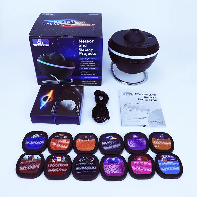 AUSYLE Galaxy Projector Night Light Planetarium Lamp Projection System