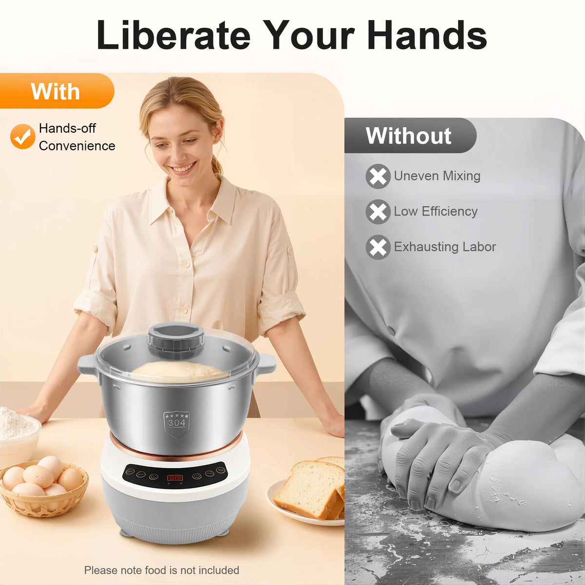 Electric Dough Maker With Fermentation Function For Pizza And Bread