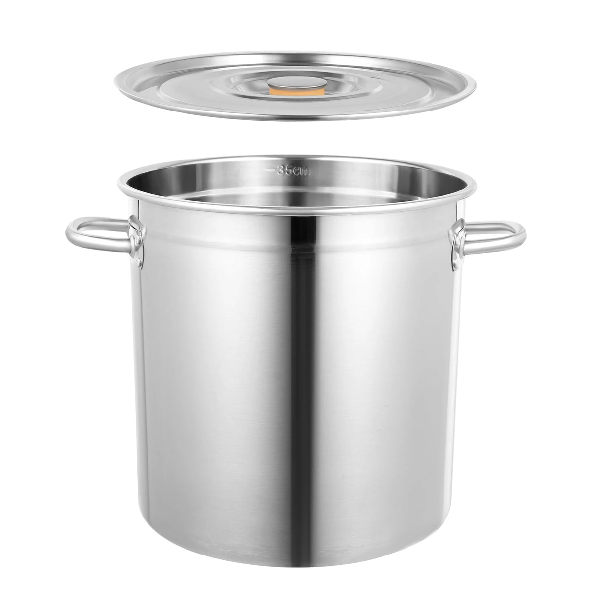 Versatile Stainless Steel Soup Stock Pot With Lid And Handles