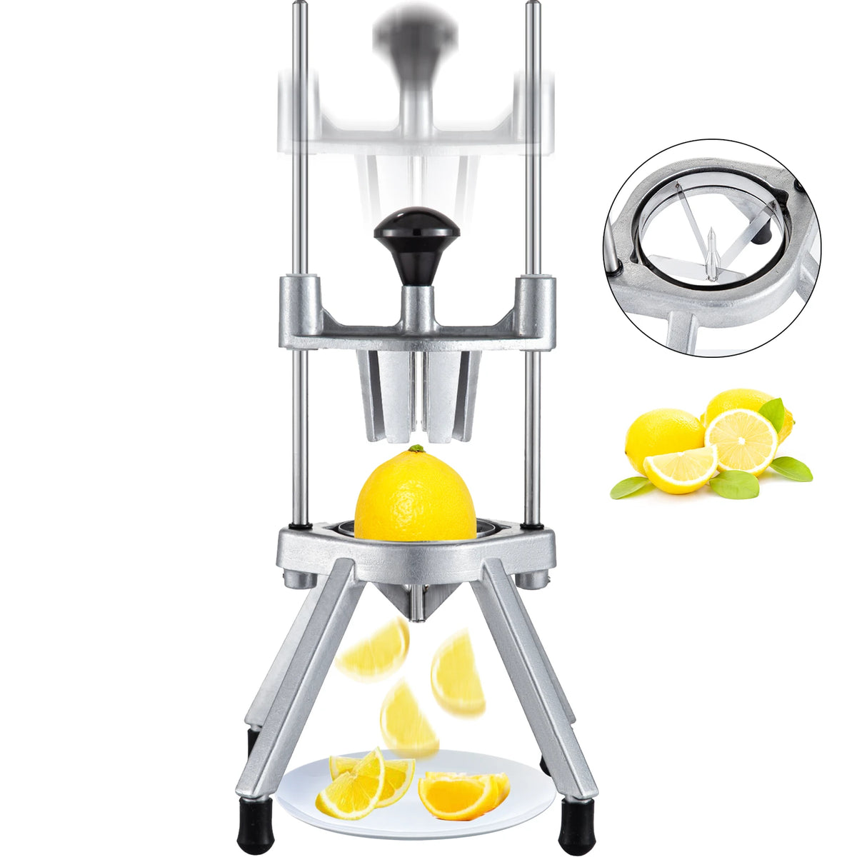 SucceBuy Commercial Lemon Lime Fruit Wedger and Vegetable Slicer