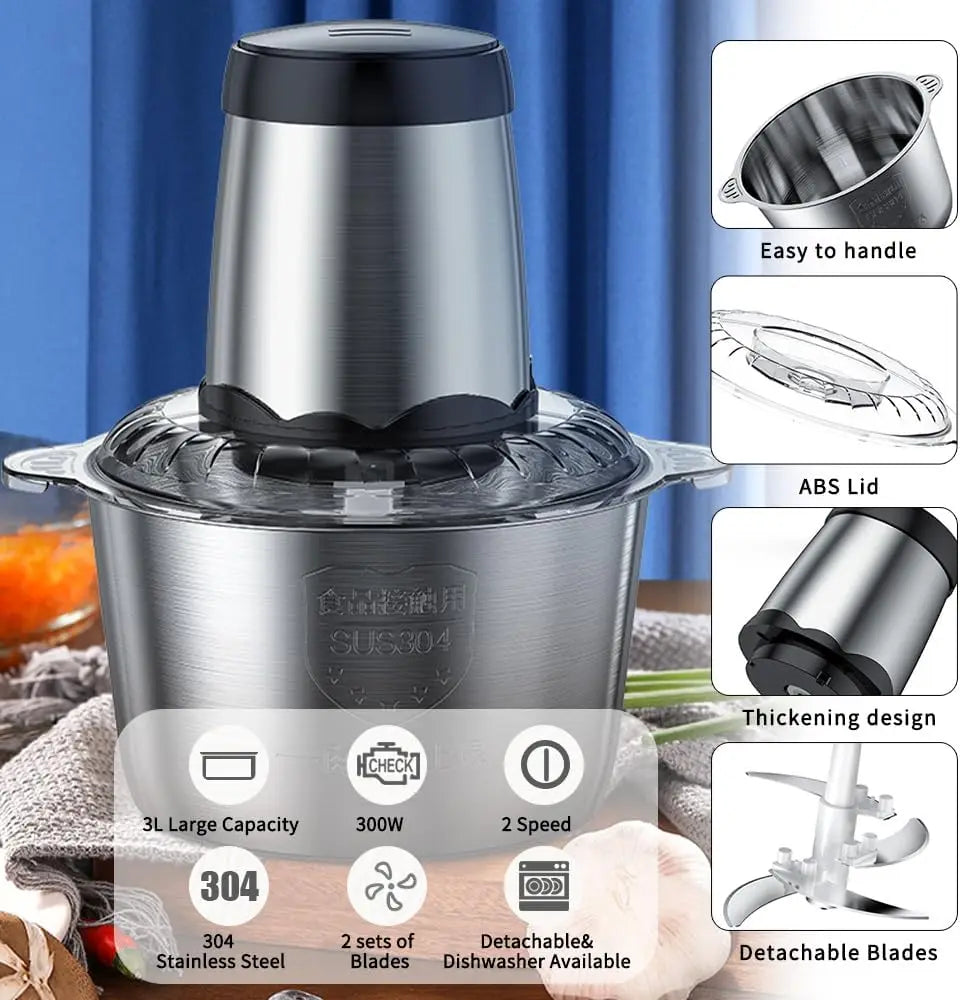 Electric Meat Grinder And Multifunctional Food Processor For Meat Filling