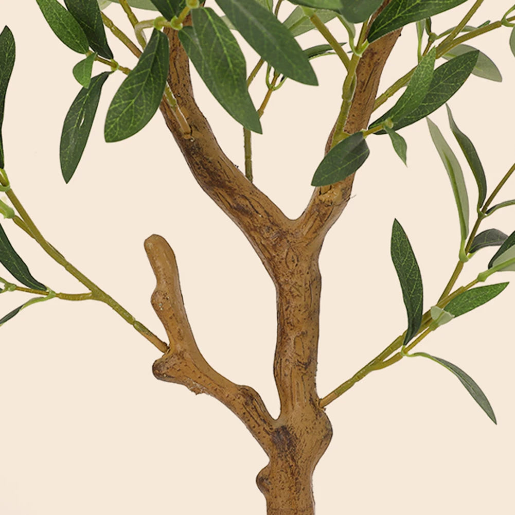 HiMISS Artificial Olive Tree Potted Plant for Home Decor