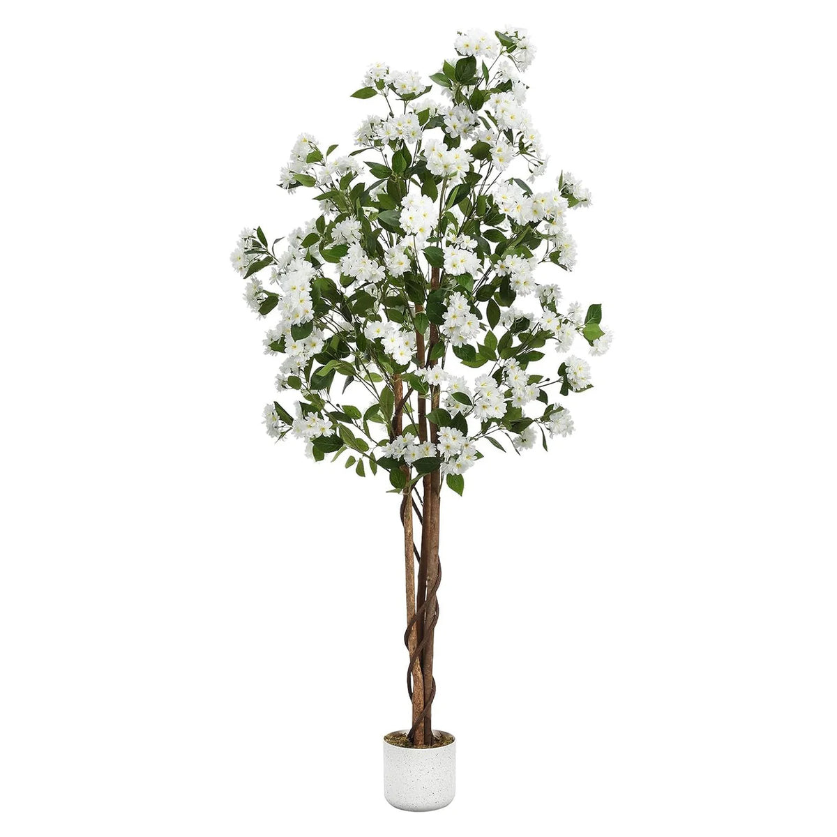 HiMISS Artificial Osmanthus Tree With Lifelike Flowers For Home Decor