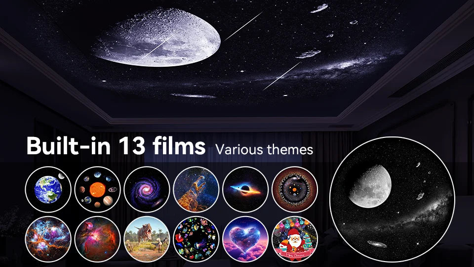 AUSYLE Galaxy Projector Night Light Planetarium Lamp Projection System