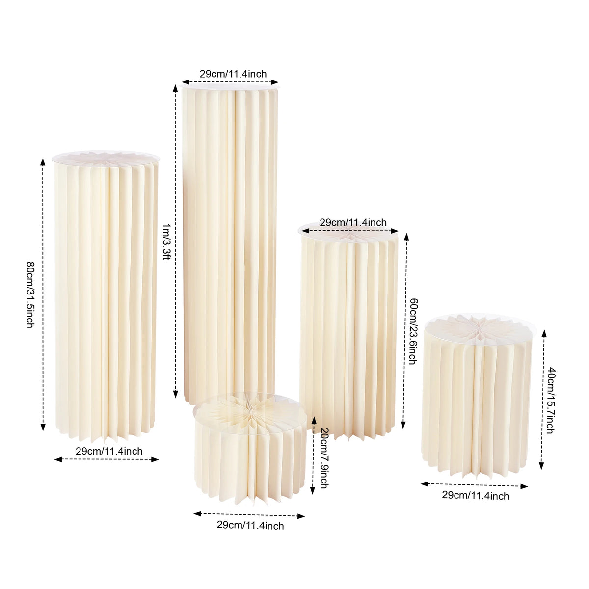 Bymaocar Reusable Cardboard Flower Stand Display Holder for Events