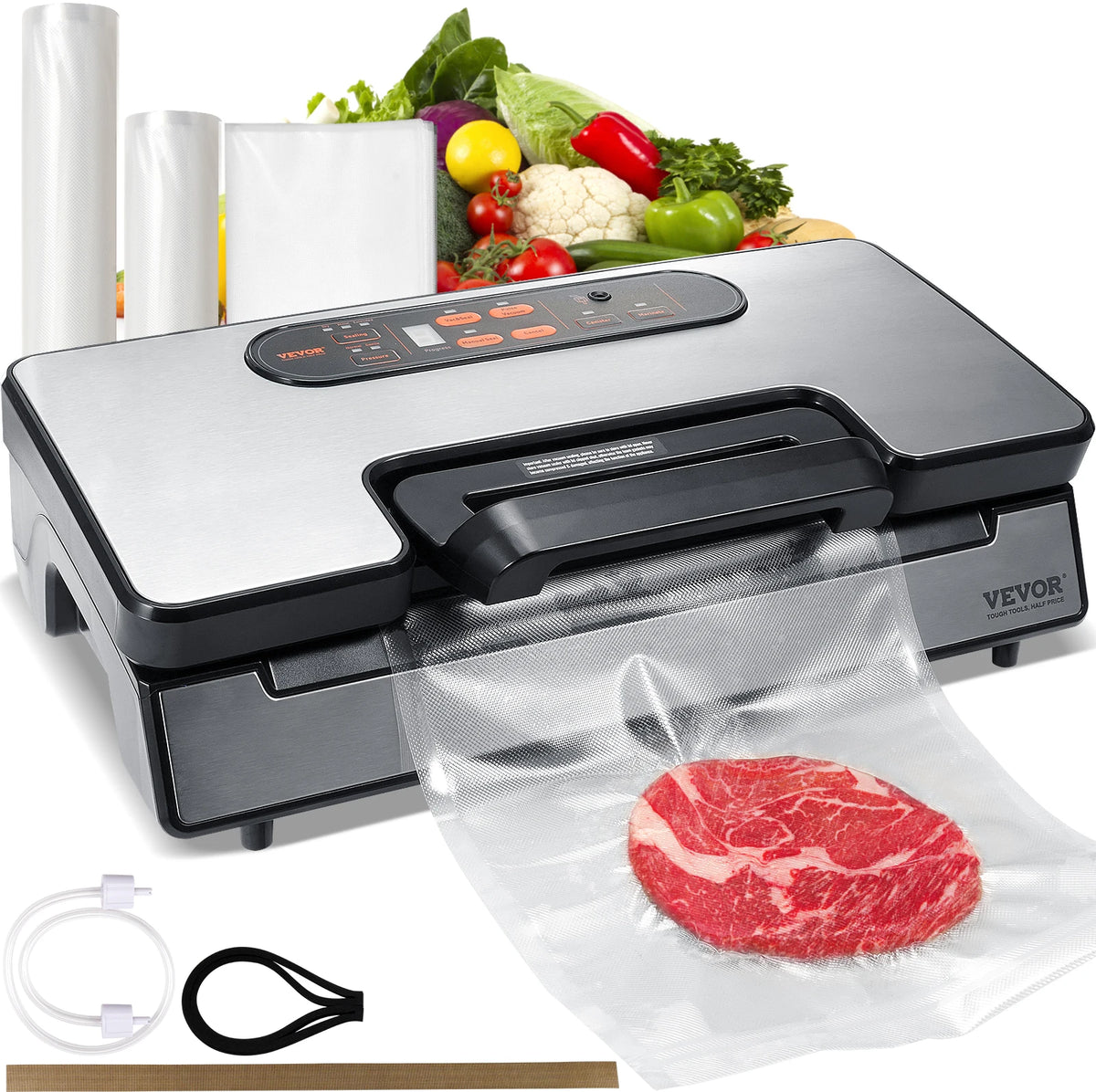 SucceBuy 90KPa Electric Vacuum Sealer Machine for Food Packaging