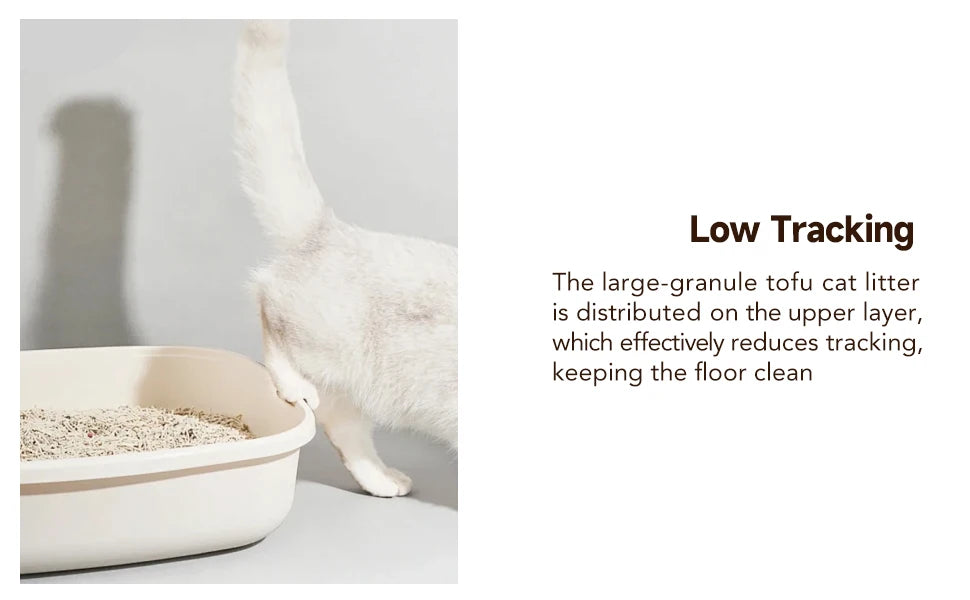EZSKUUP Non-Stick Cassava Tofu Cat Litter With Odor Control