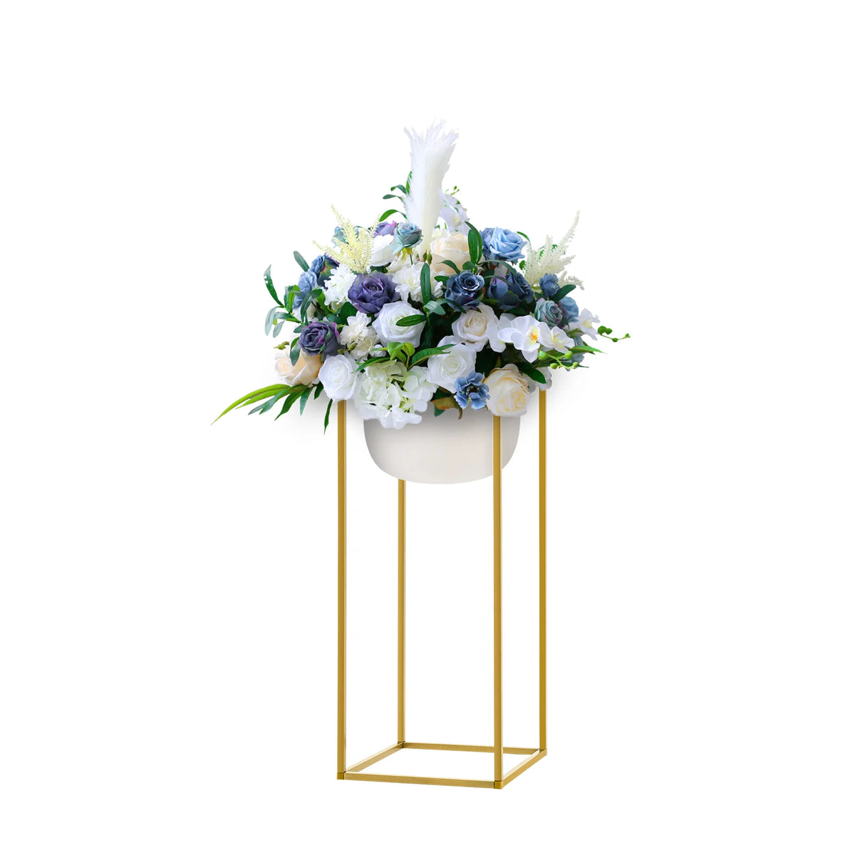 10 Piece Metal Flower Stand Set for Wedding Event Decorations