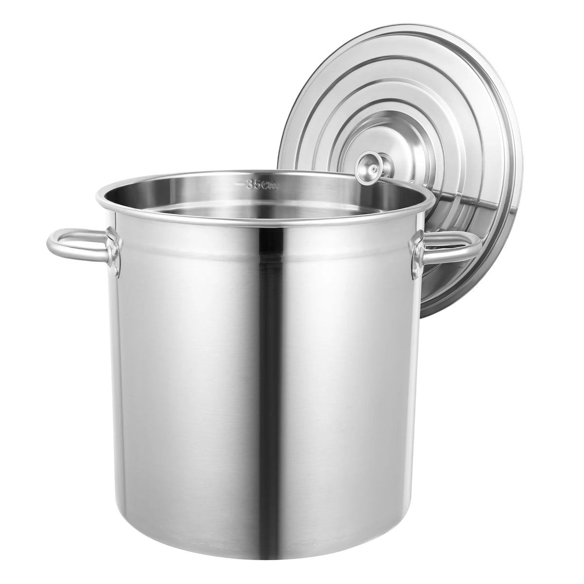 Versatile Stainless Steel Soup Stock Pot With Lid And Handles