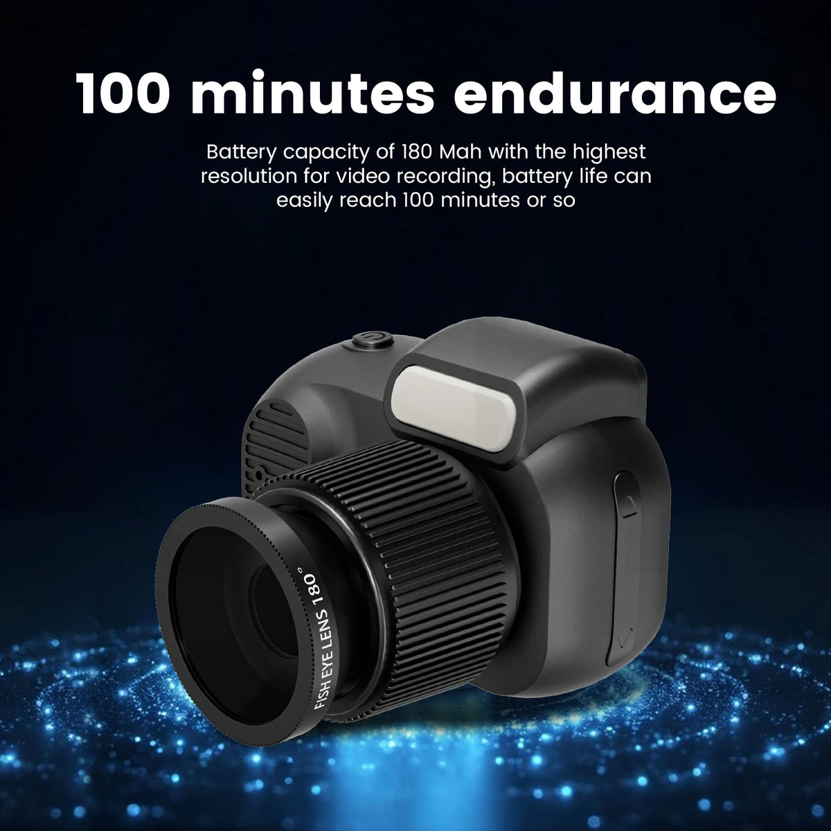 Keychain Camera World's Smallest 1080p HdMini Retro Portable 100 Mins Life For Students(32g)