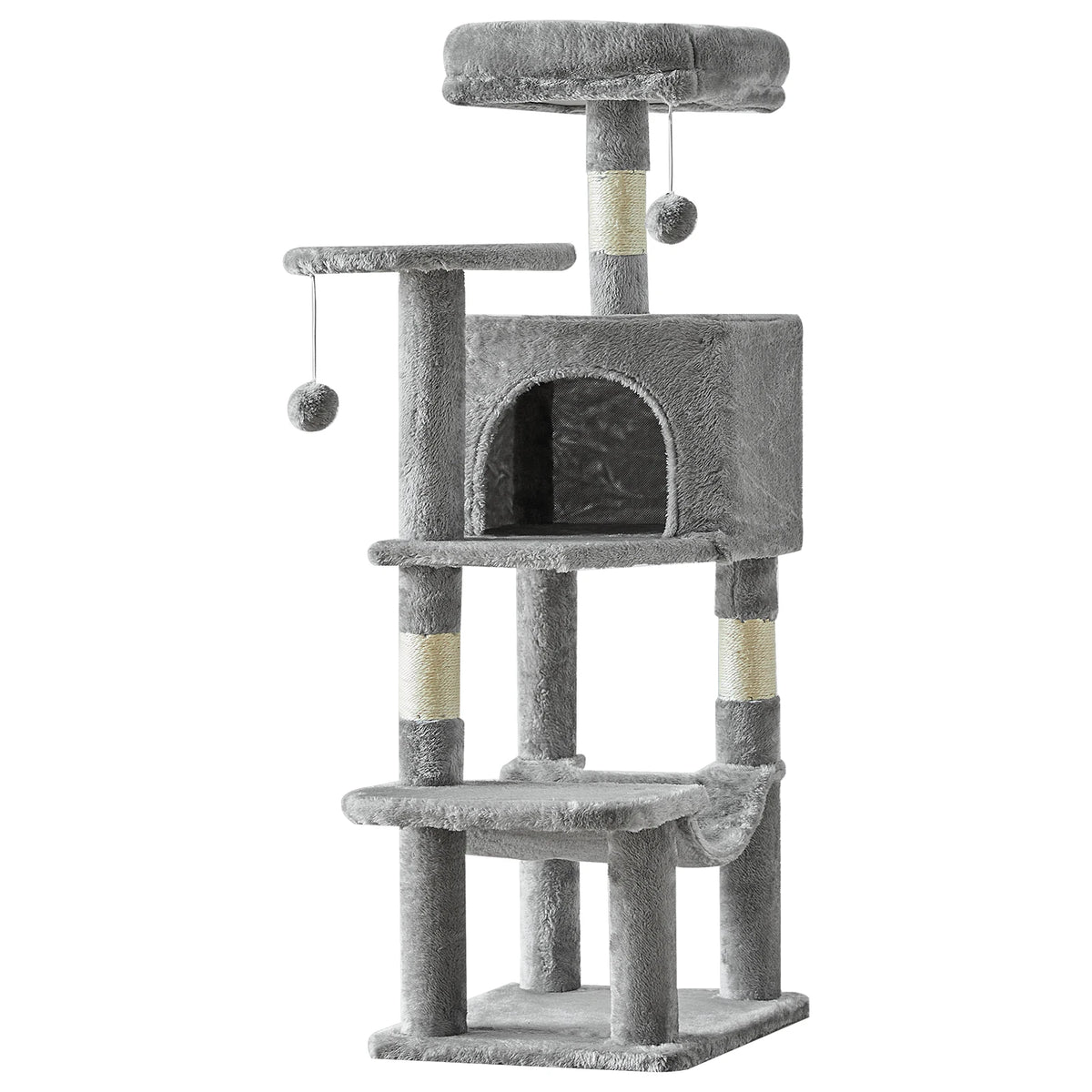 JHK Cat Tree Tall Multi Cat Climbing Tower Scratching Posts
