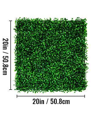 SucceBuy Artificial Boxwood Hedge Panels for Outdoor Privacy and Decor