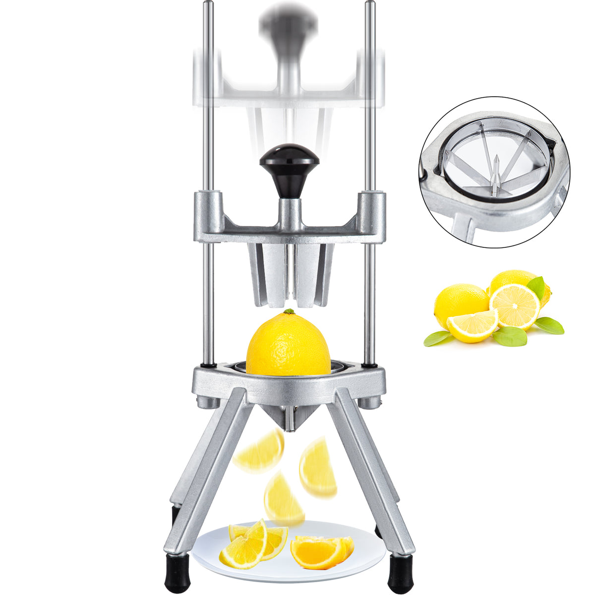 SucceBuy Commercial Lemon Lime Fruit Wedger and Vegetable Slicer
