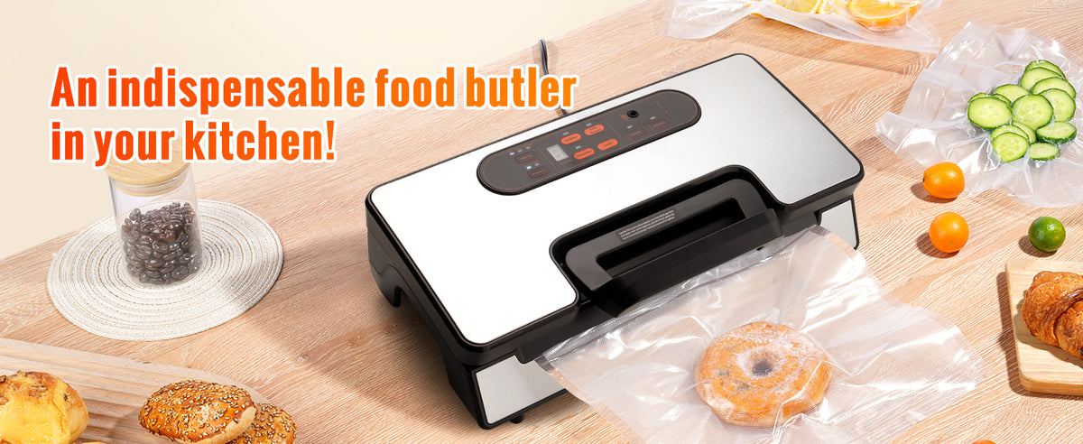 SucceBuy 90KPa Electric Vacuum Sealer Machine for Food Packaging
