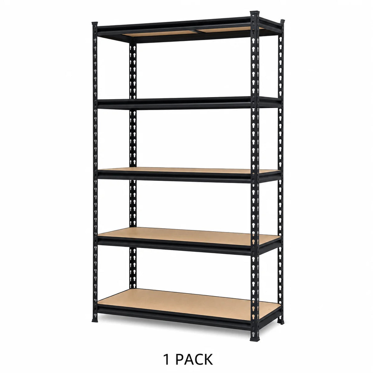Metal Five Tier Shelving Unit Adjustable Pantry Storage Rack