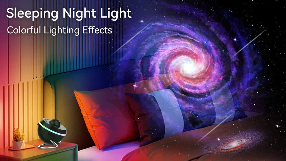 AUSYLE Galaxy Projector Night Light Planetarium Lamp Projection System