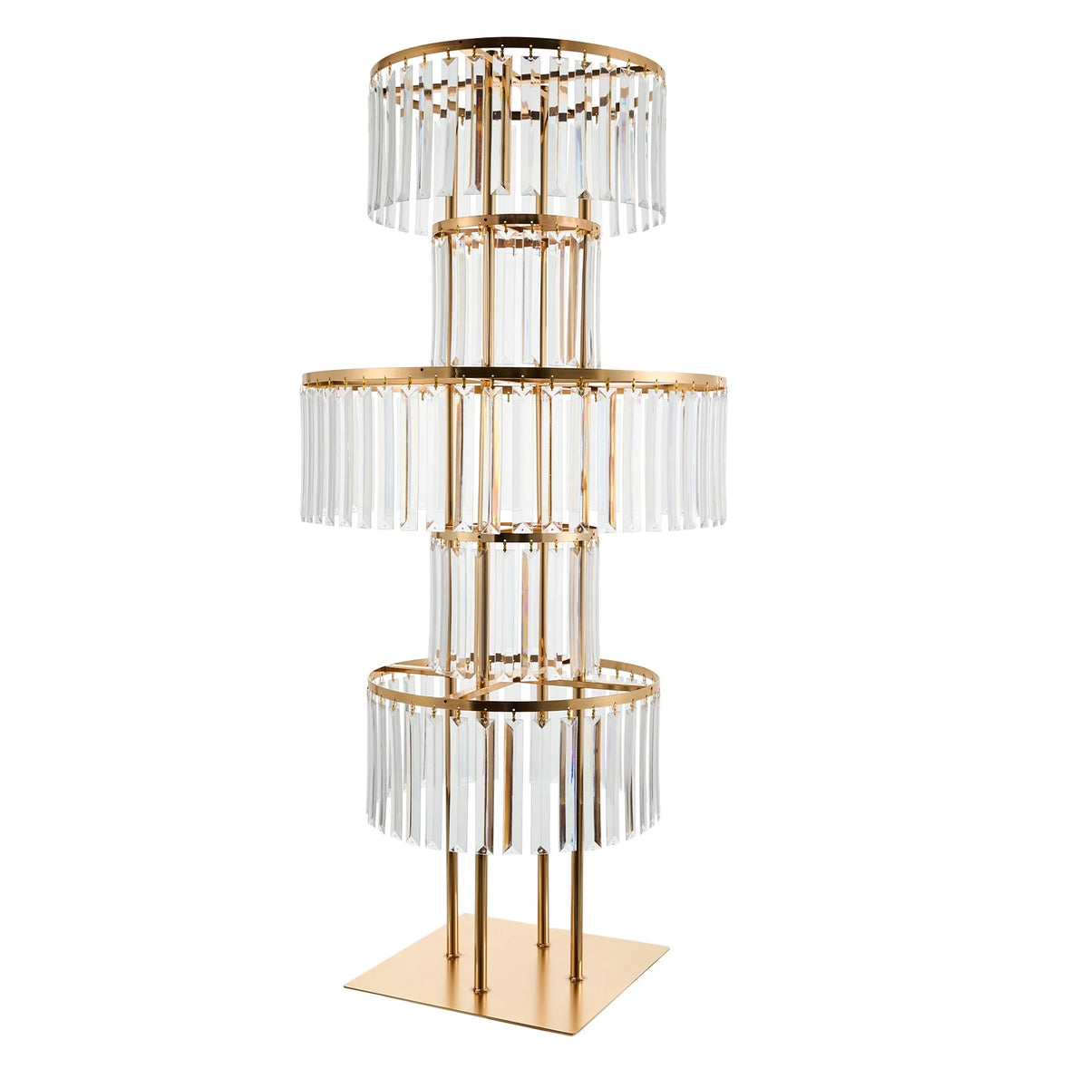 Five Tier Wedding Flower Stand For Elegant Event Centerpieces