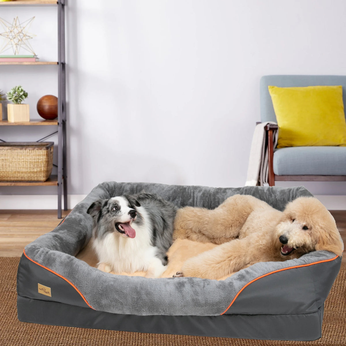 BINGOPAW Waterproof Dog Bed With Removable Washable Cover