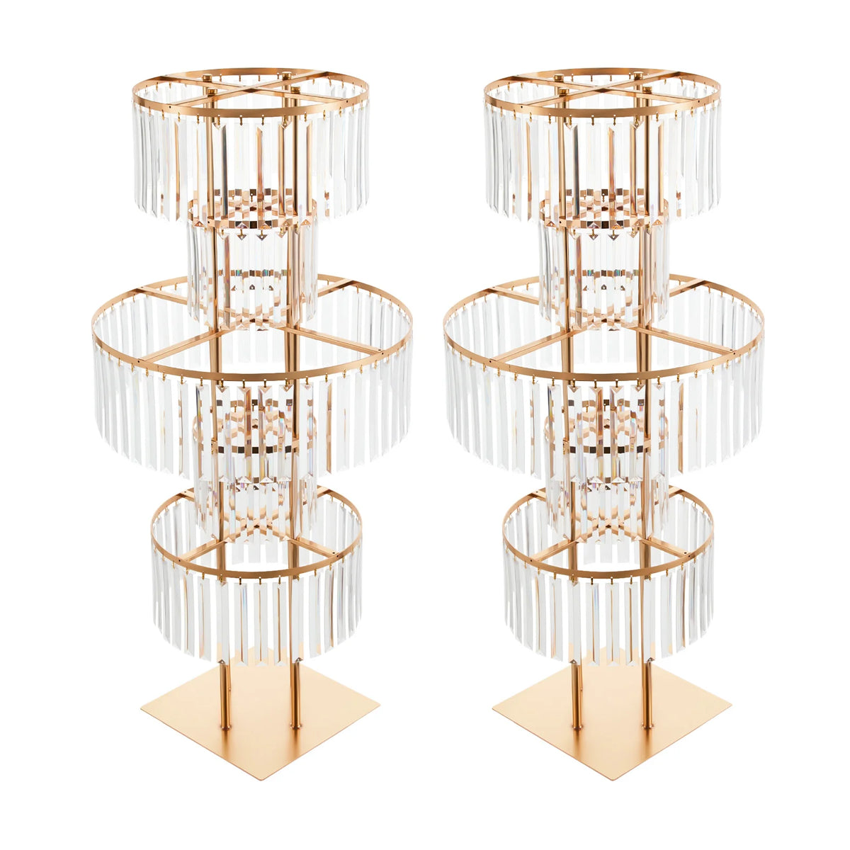 Five Tier Wedding Flower Stand For Elegant Event Centerpieces