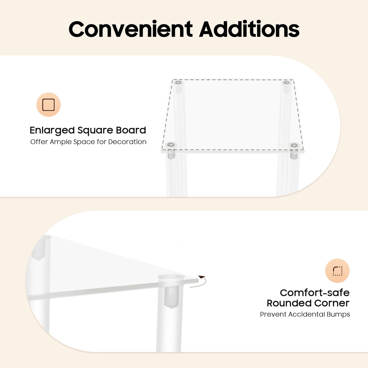 Acrylic Wedding Flower Stands Set for Elegant Event Centerpieces