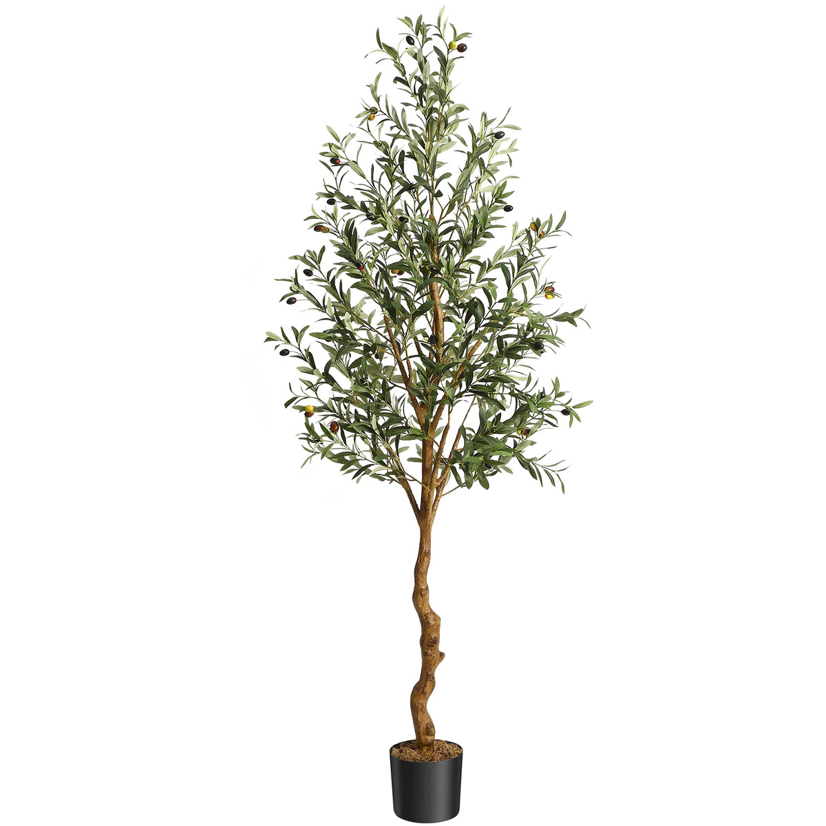 HiMISS Artificial Olive Tree Potted Plant for Home Decor