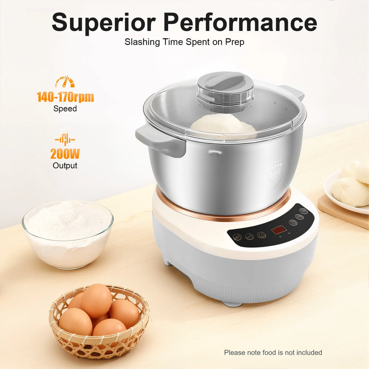 Electric Dough Maker With Fermentation Function For Pizza And Bread