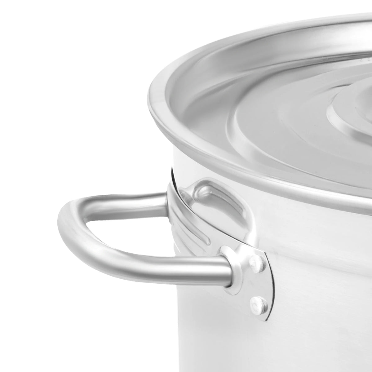 Versatile Stainless Steel Soup Stock Pot With Lid And Handles