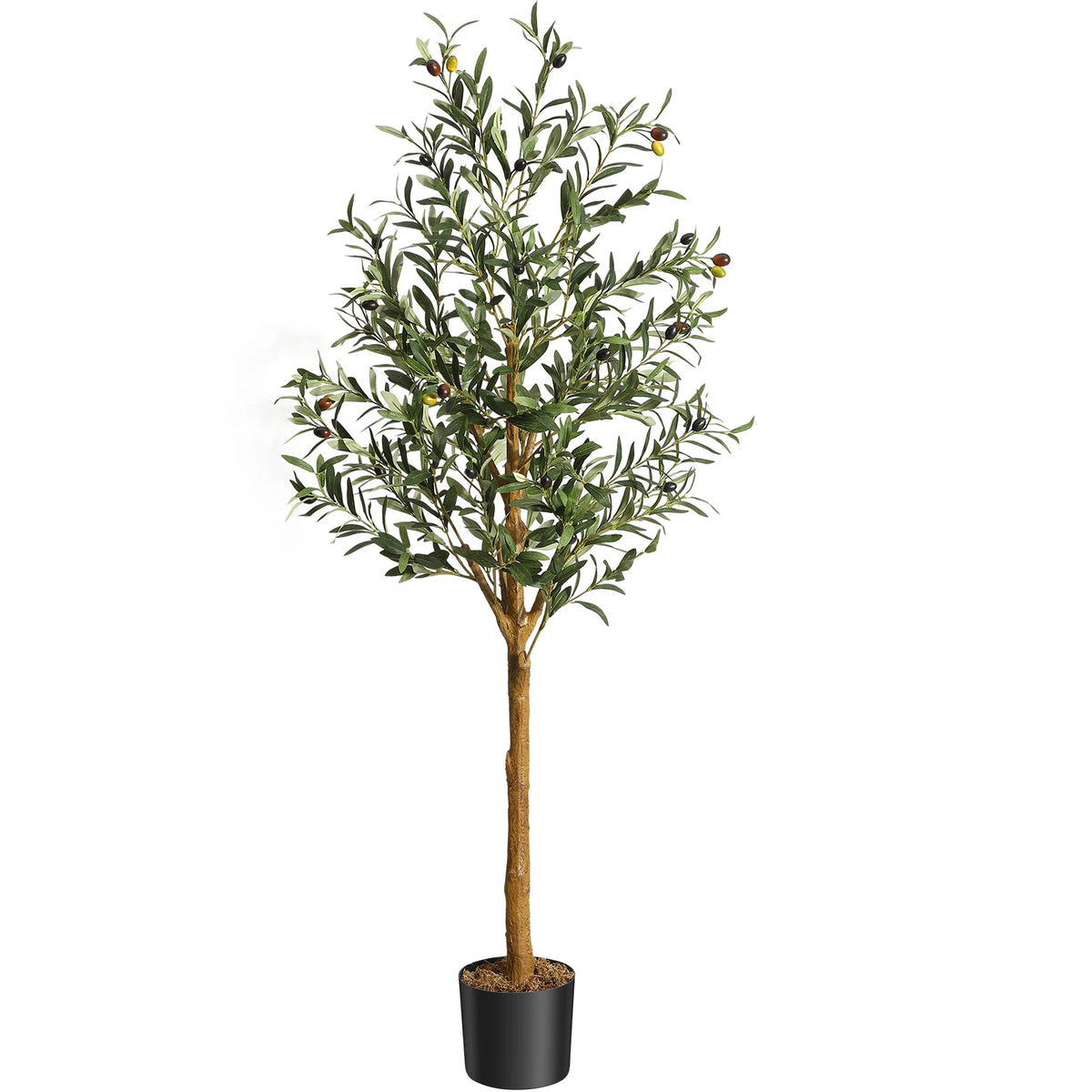 HiMISS Artificial Olive Tree Potted Plant for Home Decor