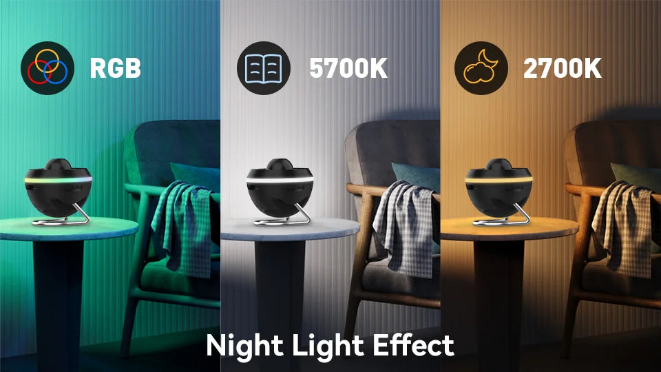 AUSYLE Galaxy Projector Night Light Planetarium Lamp Projection System