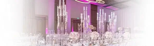 VINCIGANT Acrylic Candelabra Candle Holder Wedding Table Centerpiece Home Decor