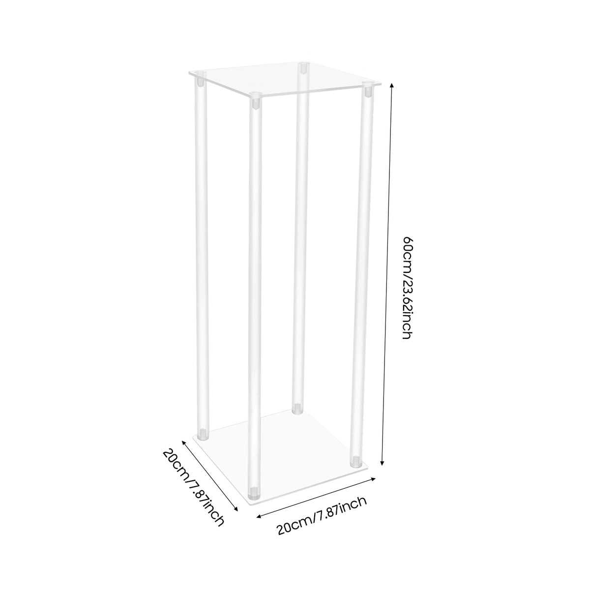 Acrylic Wedding Flower Stands Set for Elegant Event Centerpieces