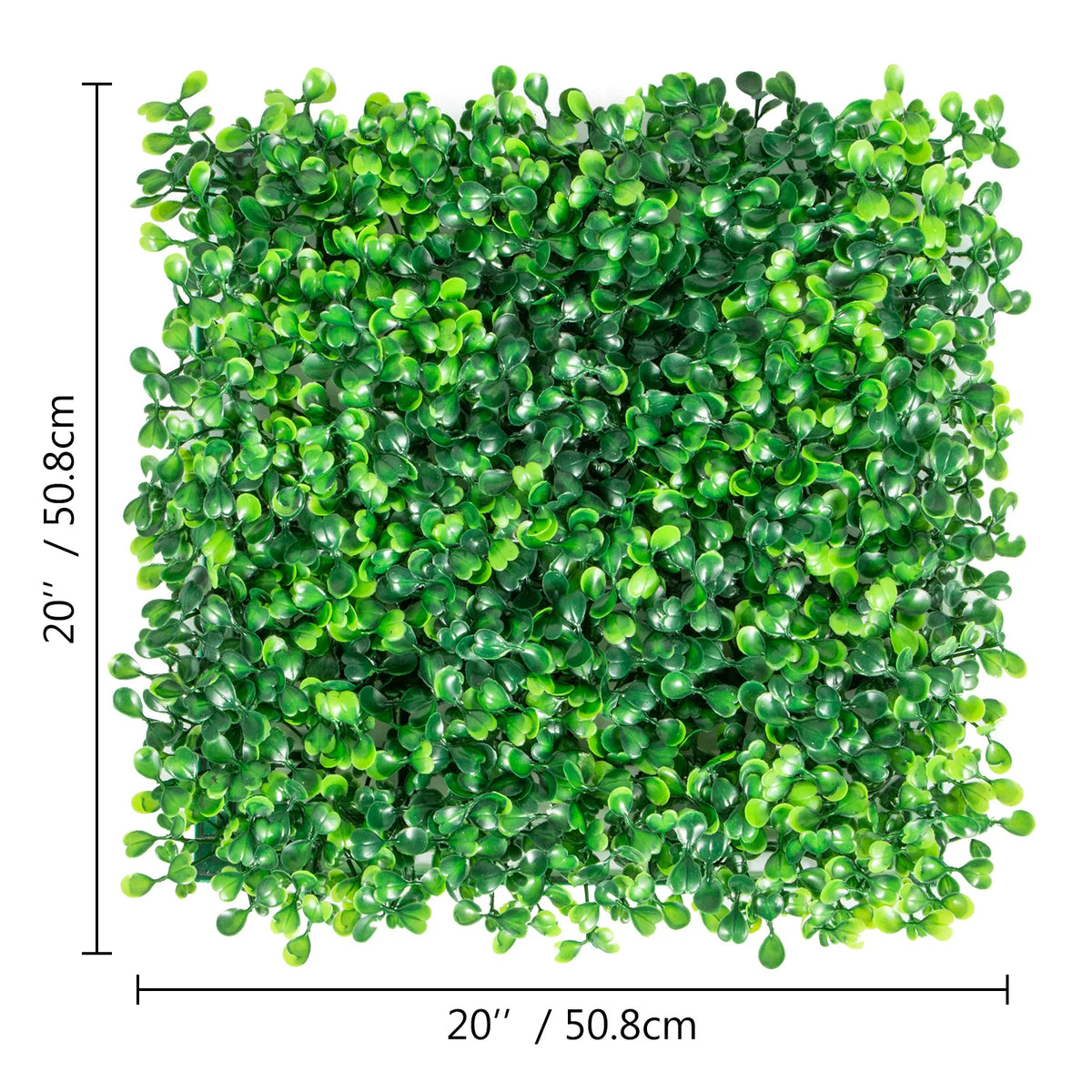 SucceBuy Artificial Boxwood Hedge Panels for Outdoor Wall Decor