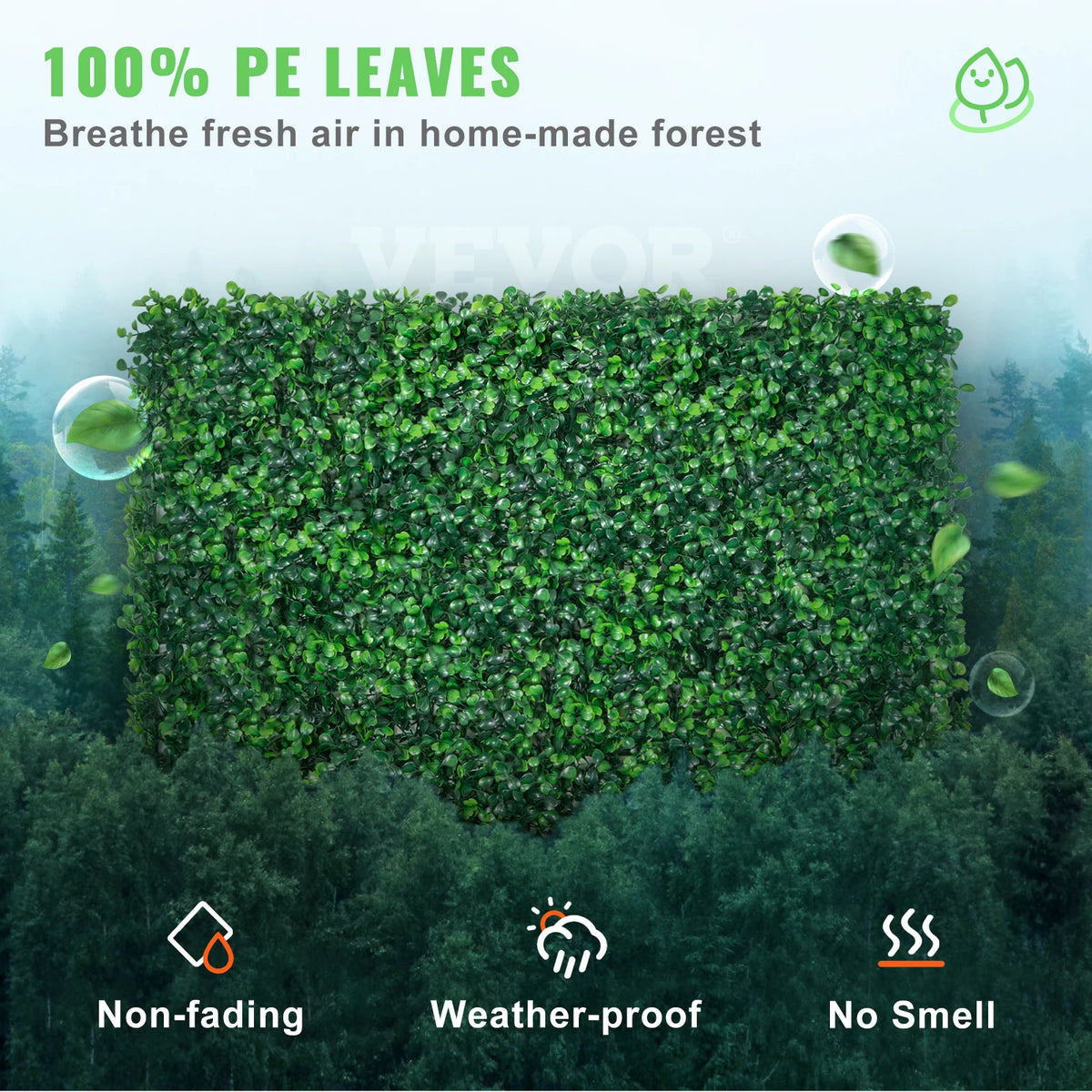 SucceBuy Artificial Boxwood Hedge Panels for Outdoor Wall Decor