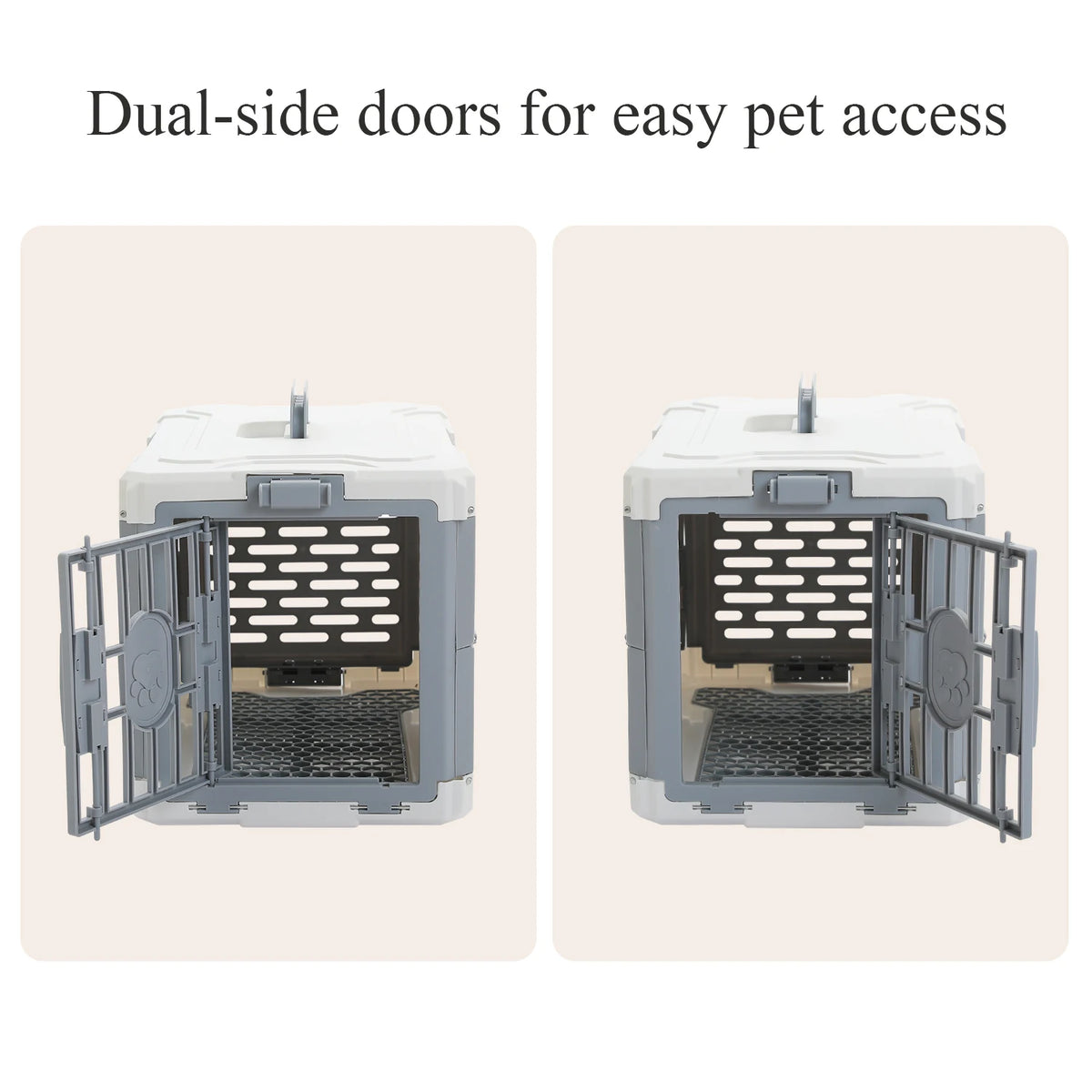 PAWZ Road Foldable Pet Carrier With Secure Door For Travel
