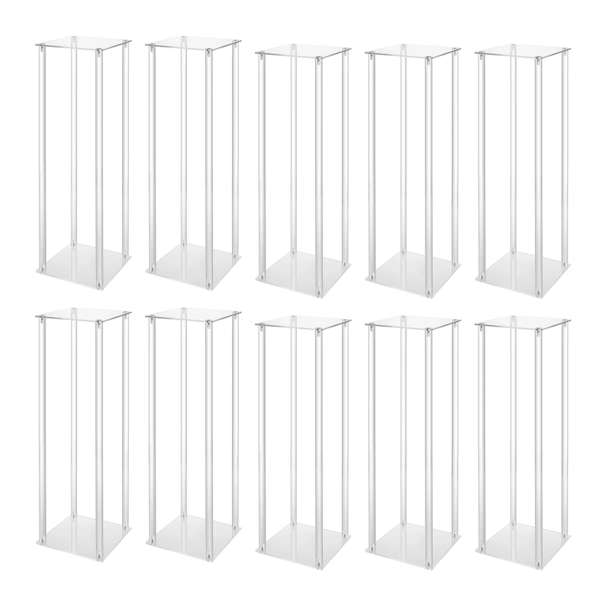 Acrylic Wedding Flower Stands Set for Elegant Event Centerpieces