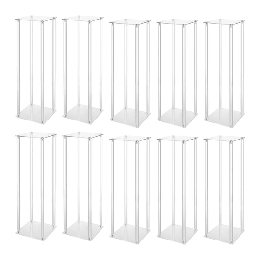 Acrylic Wedding Flower Stands Set for Elegant Event Centerpieces