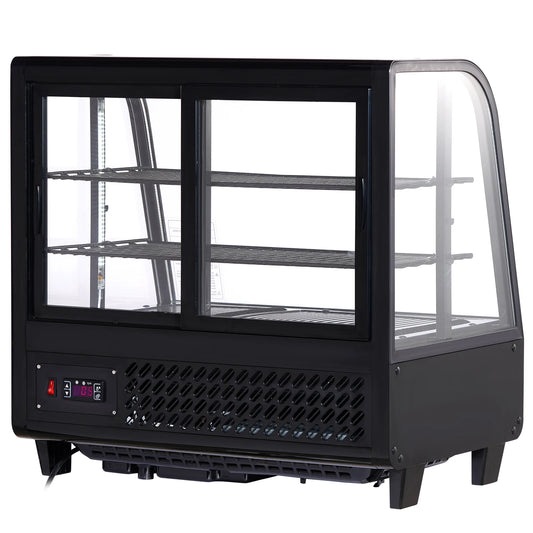 SucceBuy Refrigerated Pastry Display Case With LED Frost-Free Cooling