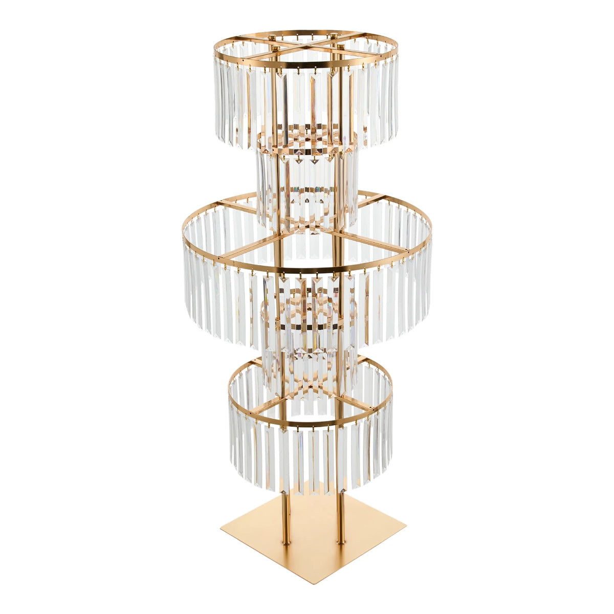 Five Tier Wedding Flower Stand For Elegant Event Centerpieces