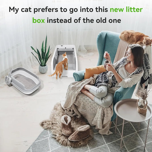 S6 Self Cleaning Litter Box Auto For Clumping Cat Litter