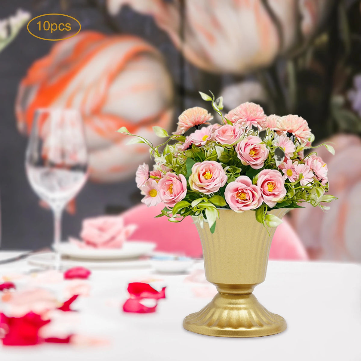Wedding Trumpet Flower Vases for Table Centerpieces and Event Decor