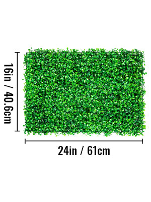 SucceBuy Artificial Boxwood Hedge Panels for Outdoor Privacy and Decor